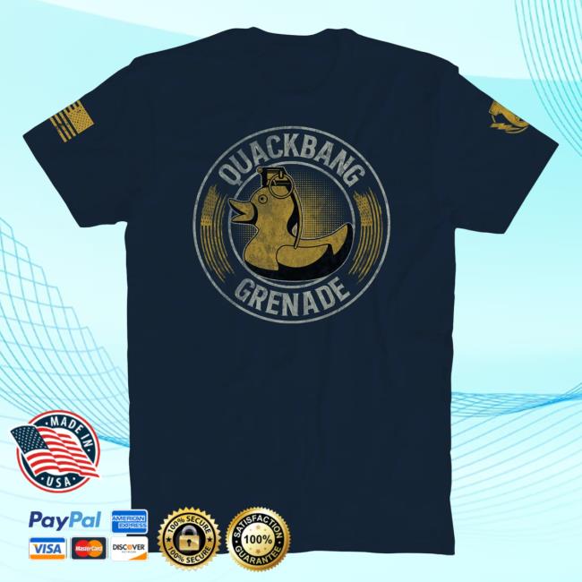 Official The Fat Electrician Merch Bunker Branding Quackbang Hot Shirt Navy
