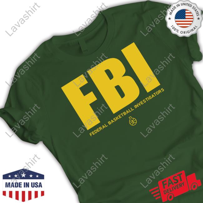 Official Fbi Federal Basketball Investigators Shirt