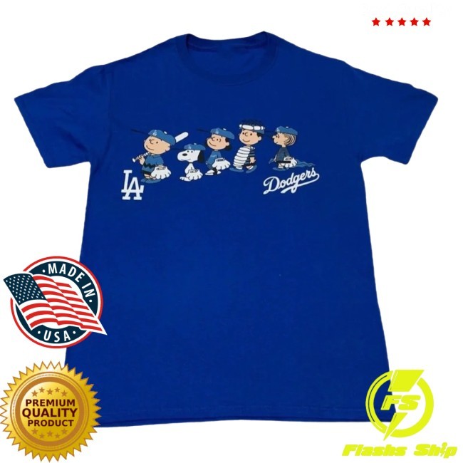 Official La Rags & Dyes Snupy Dodgers Tee Shirt La Rags & Dyes