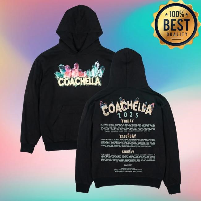Coachella Merch Store Higher Vibrations 2025 Lineup Hood