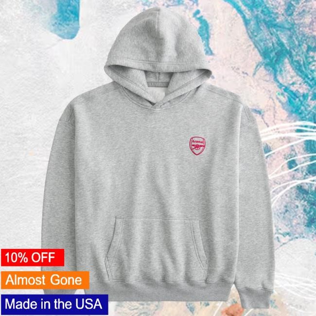 Official Hollister Store Boxy Arsenal FC Graphic Hooded Sweatshirt HollisterCo