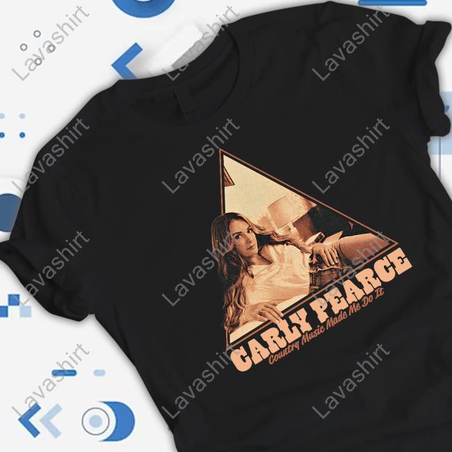 Carly Pearce Country Music Made Me Do It Tour Cmmmdi Triangle Tee Shirt