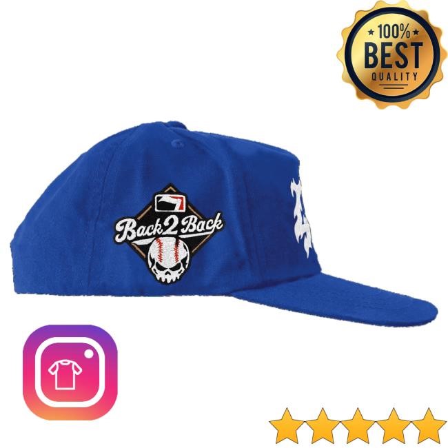 Official Warren Lotas Merch Shop Back 2 Back Hat - Black Cap