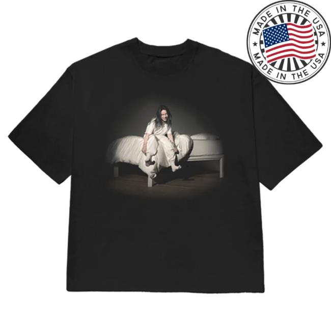 Official Billie Eilish Merch Store Billie Eilish When We All Fall Asleep, Where Do We Go? Anniversary Shirt New In Black Billie Eilish Apparel Clothing Shop BillieEilish