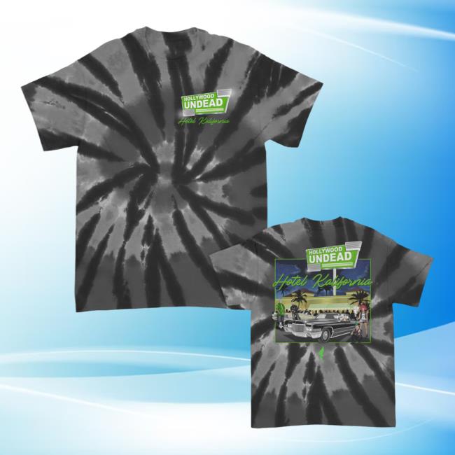 Hollywood Undead Merch Store Burger Joint Shirts Cyclone Grey Tie Dye HollywoodUndead