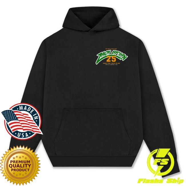 Zach Bryan Dublin Phoenix Park Black Hooded Sweatshirt Zach Bryan Merch Store Shop Official