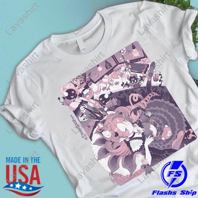 Official Vshojo Store Paperlarva X Ironmouse T-Shirt