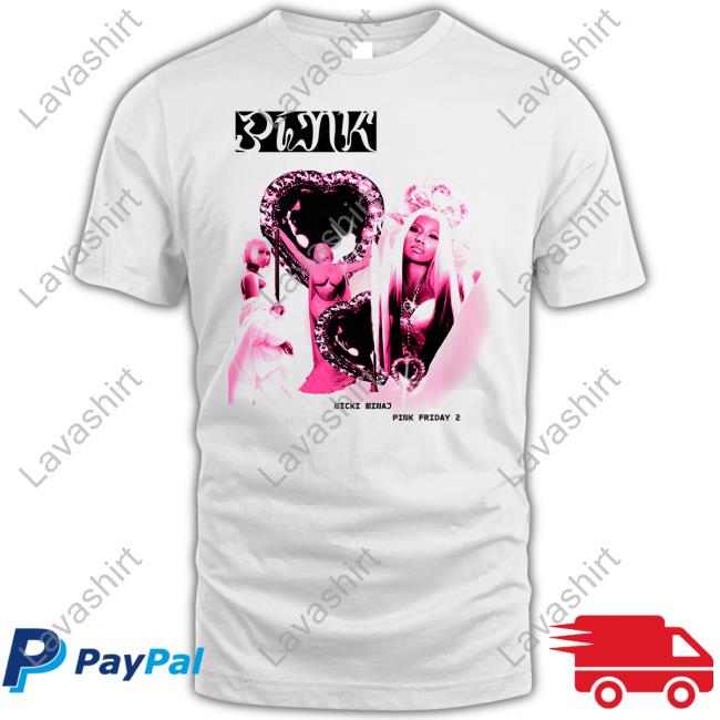 Official Pink Friday 2 Heart Collage Shirt