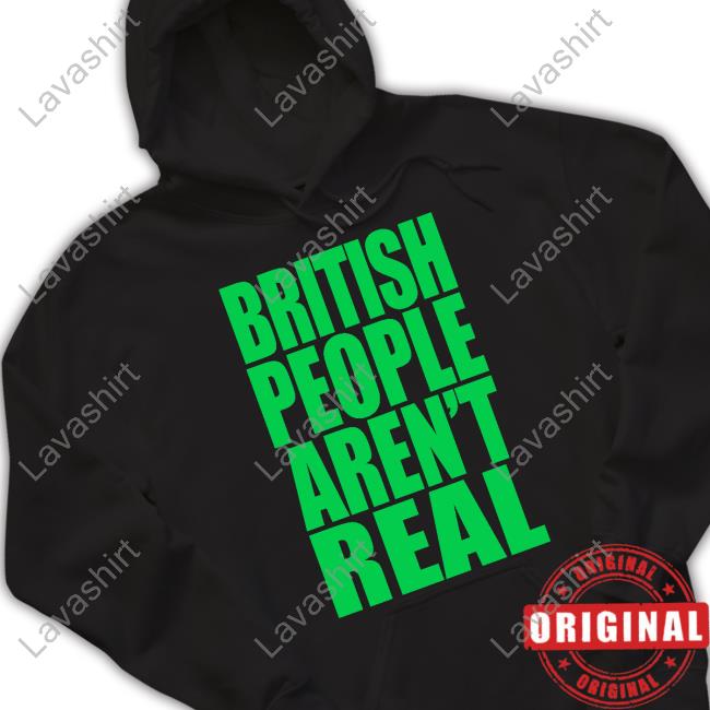 Official Jaded London Merch British People Aren't Real Tee
