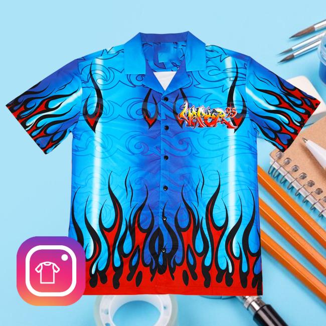 Vapor95 Clothing Store Hot Rod Hawaiian New Shirt Vapor 95
