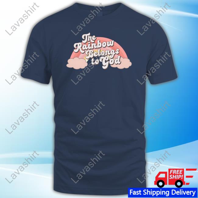 Official Allie The Rainbow Belongs To God Long Sleeve Tee