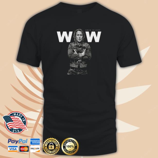 Official Owen Wilson Wow Meme In Zoolander Shirt