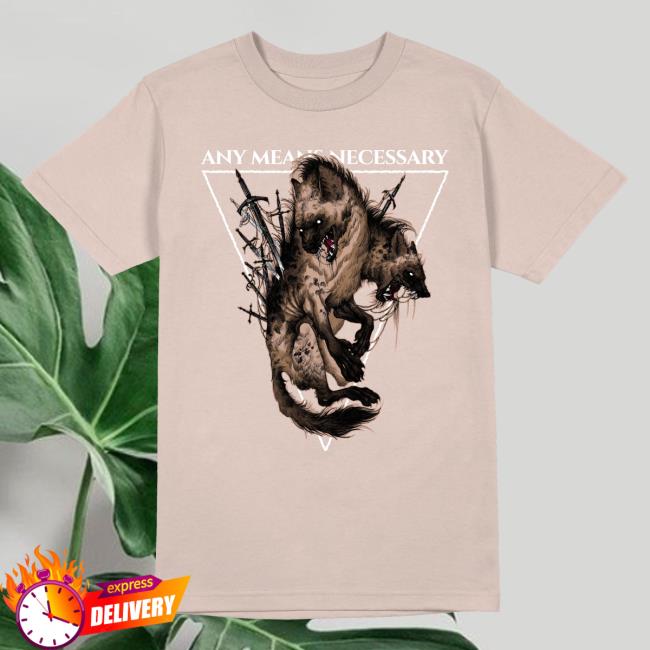 Any Means Necessary Clothing Hell Hyena Tee Sand