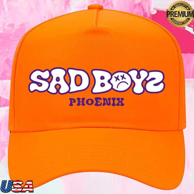 Official Sad Boyz Merch Store Limited Edition Sad Boyz Phx Hat - Orange
