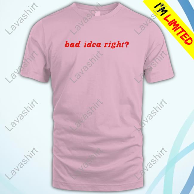 Olivia Rodrigo Bad Idea Right White Crewneck Sweatshirt