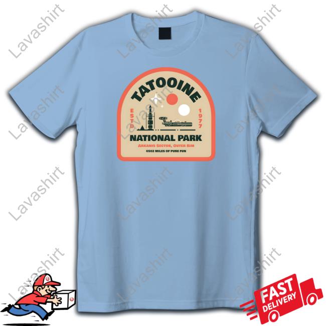 Qwertee Tatooine National Park Shirt