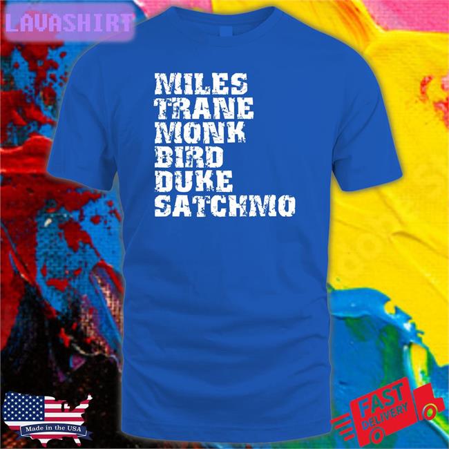 Daz Miles Trane Monk Bird Duke Satchmo Crewneck Sweatshirt Italysoundsgood