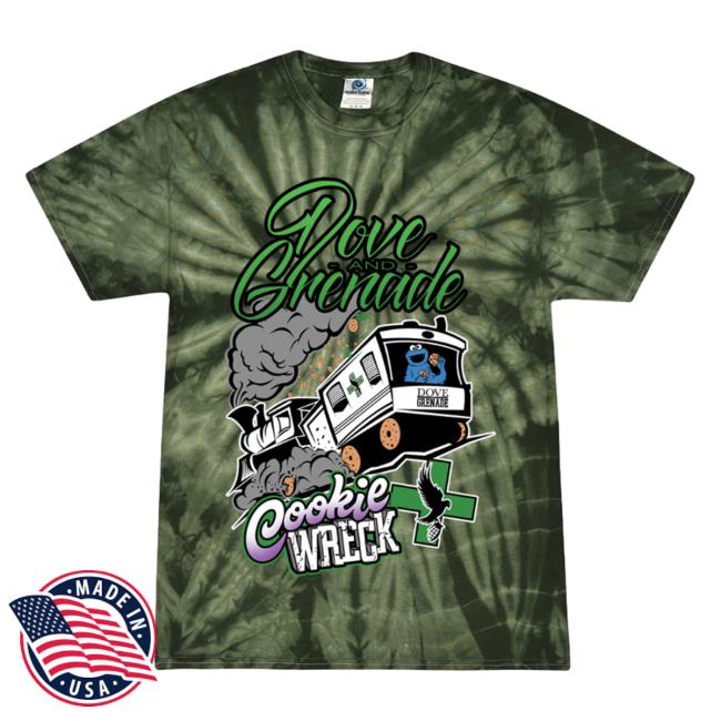 Hollywood Undead Merch Dove & Grenade Cookie Wreck Tee Shirt