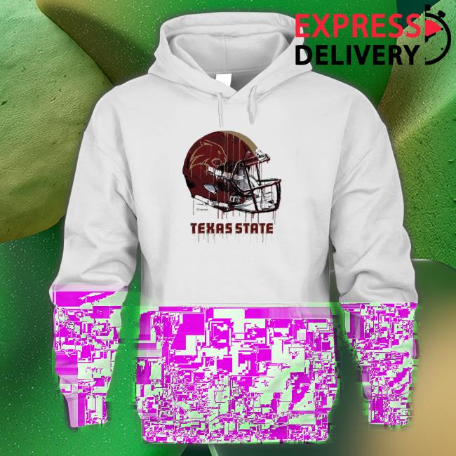 Official Texas State Bobcats Infant Dripping Helmet Sweatshirt