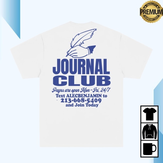 Journal Club Shirt Alec Benjamin Store
