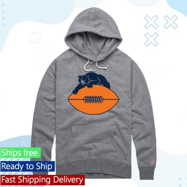 Chicago Bears Homage Retro Grey 1946 Hoodies | Buy Official Clark Street Sports