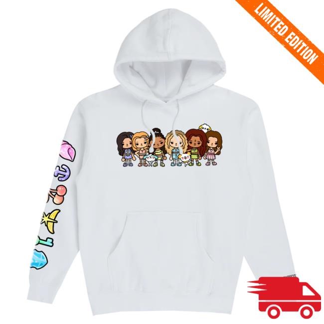 Official Katseye Shop KATSEYE x Toca Boca White Pullover Hoodie