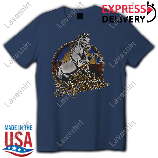 Chris Stapleton Merch White Horse Hooded Sweatshirt