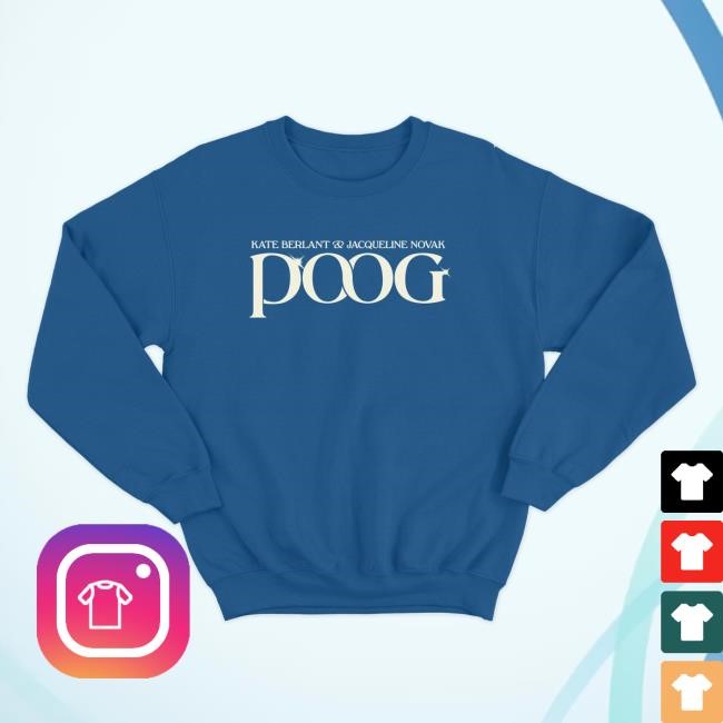 POOG Merch Final Run - Classic Blue Pullover Crewneck Sweatshirt POOG Shop Store