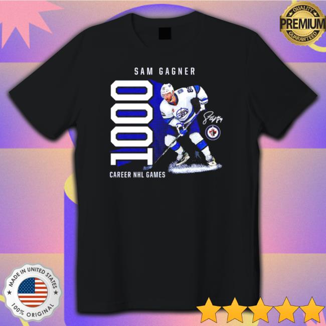 Sam Gagner Winnipeg Jets 1000 Career Games Sweater