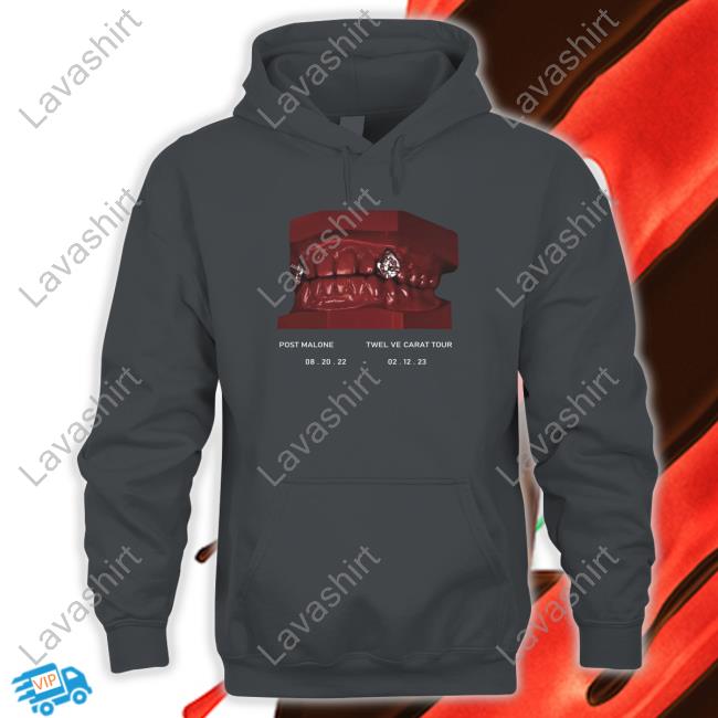 Post Malone Official Store Toothache Hooded Sweatshirt