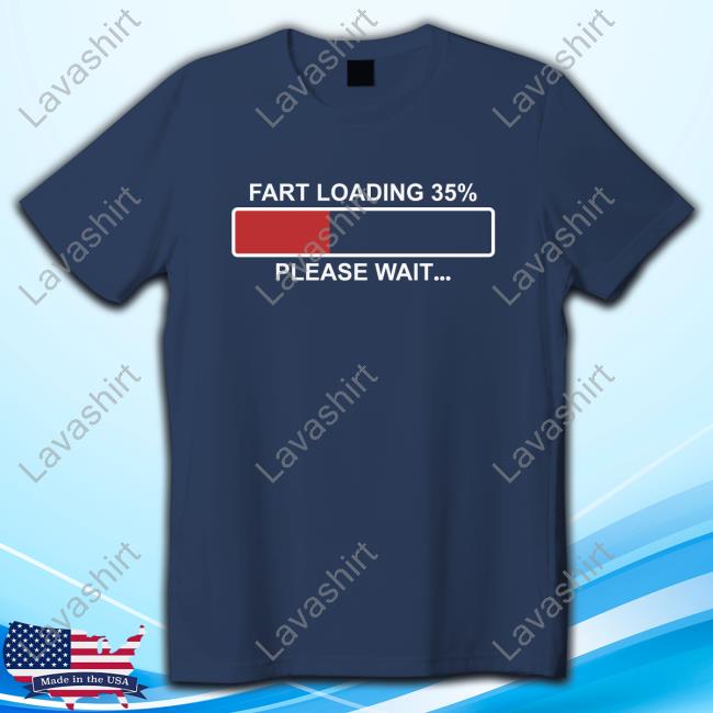 Fart Loading 35% Please Wait Black Pullover Sweatshirt