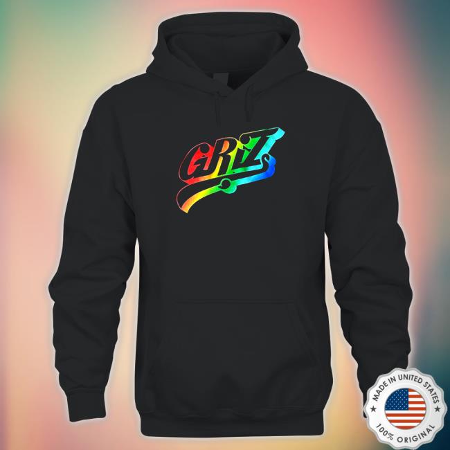 Official GRiZ Essentials Rainbow Swoop Logo Hoodie