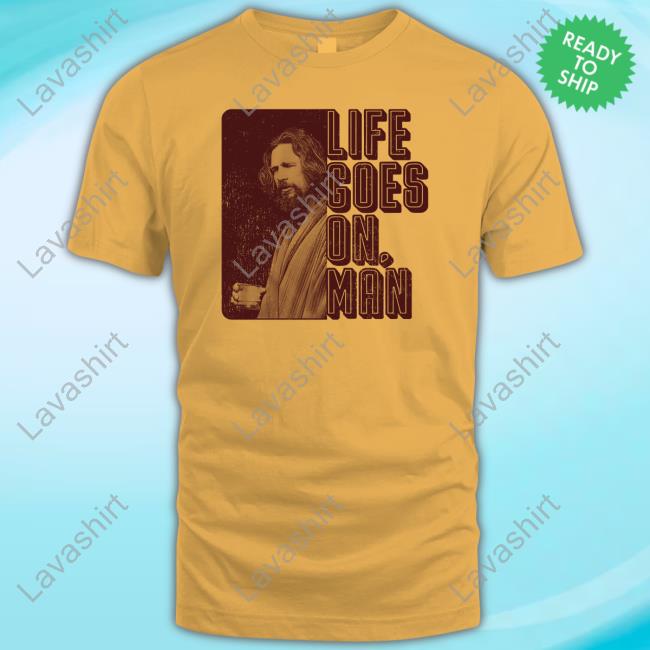 Official Miles Mikolas Big Lebowski Life Goes On Man Long Sleeve Tee