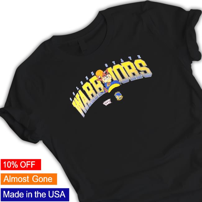 Golden state warriors looney tunes taz graphic Shirt