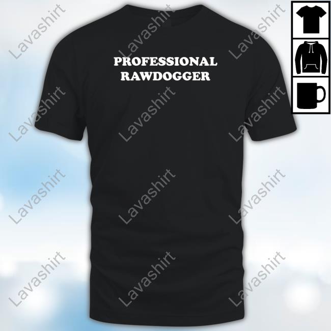 Official Jidion Merch Professional Rawdogger Black Hoodie