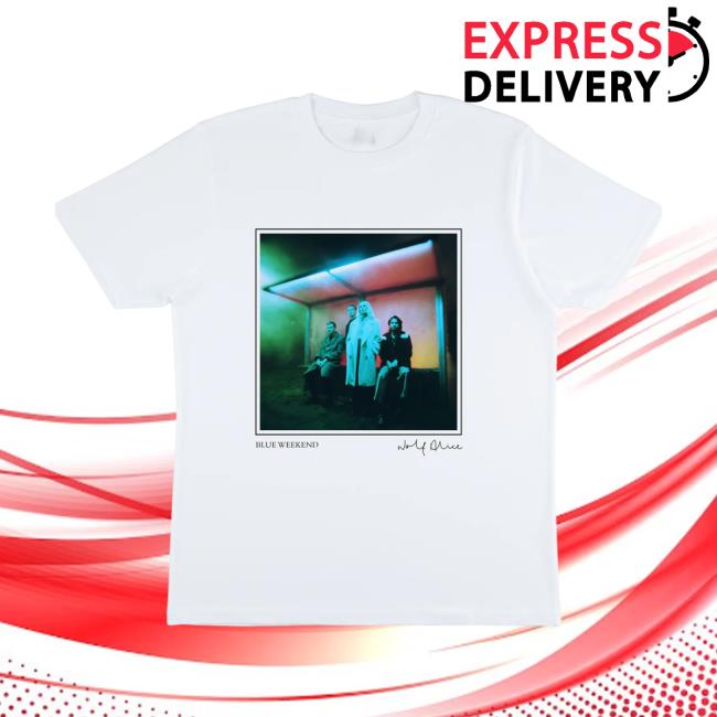 Wolf Alice Merch Blue Weekend White T Shirts
