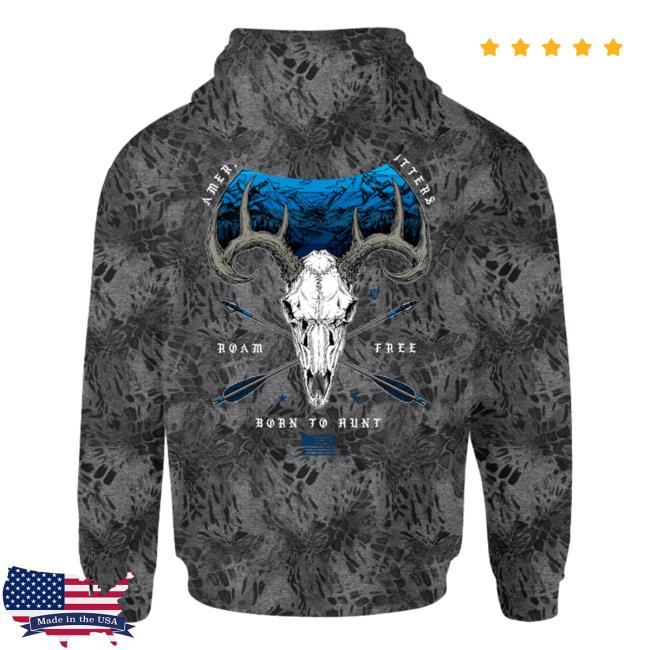 Official Howitzer Clothing Hunt Tribe Attractive Hoodie Heather Grey Multi