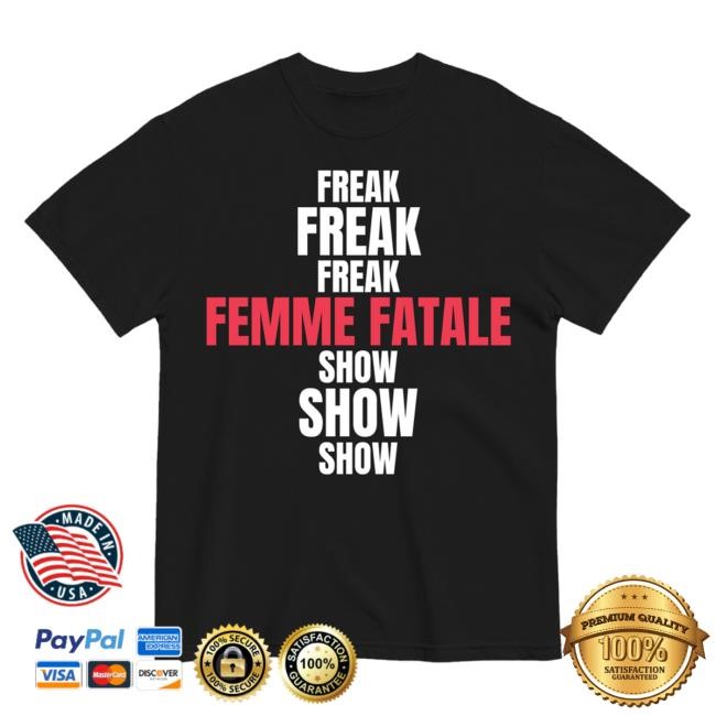 Femme Fatale Black Classic T Shirt - G-Eazy Store Merch Shop