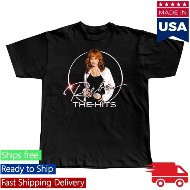 Official Reba Mcentire Store Shop The Hits Black Tshirt