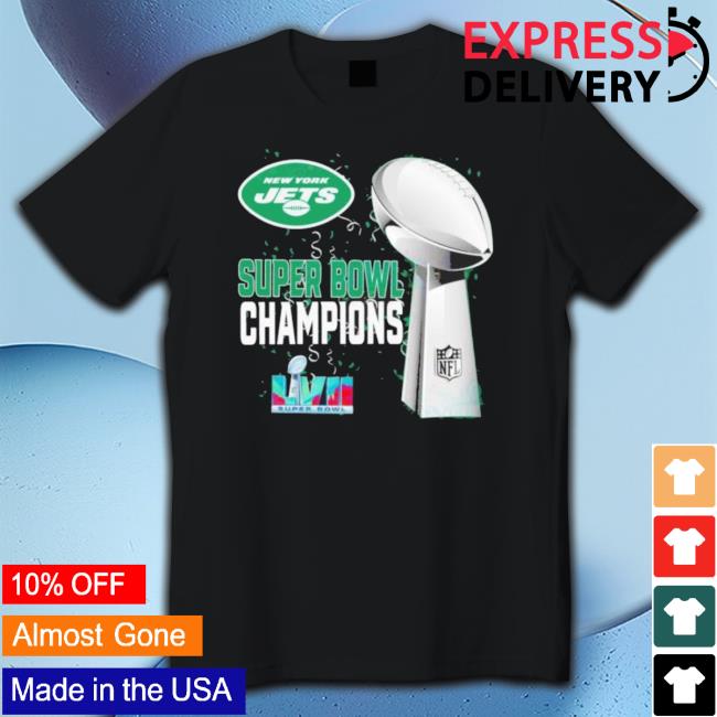 New York Jets Super Bowl Lvii 2023 Champions tee shirt New York Jets Super Bowl Lvii 2023 Champions t- shirt