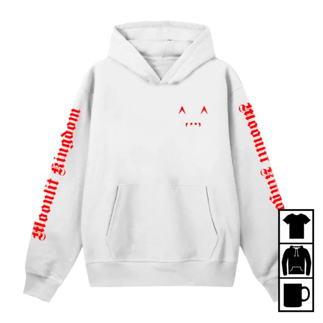 Vampykinz Merch Store | Vampykinz x UwU Market | Vampykinz One Of Us Hot Hoodie (White) - Vampykinz Clothing Shop Official Apparel