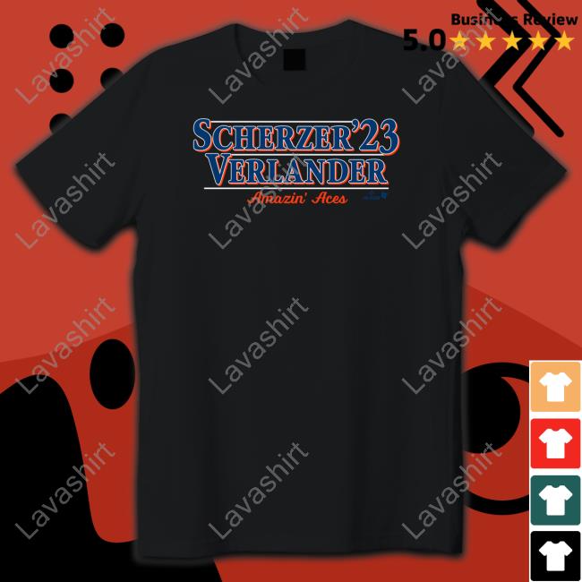 Scherzer Verlander 23 Amazin' Aces Shirt Breakingt