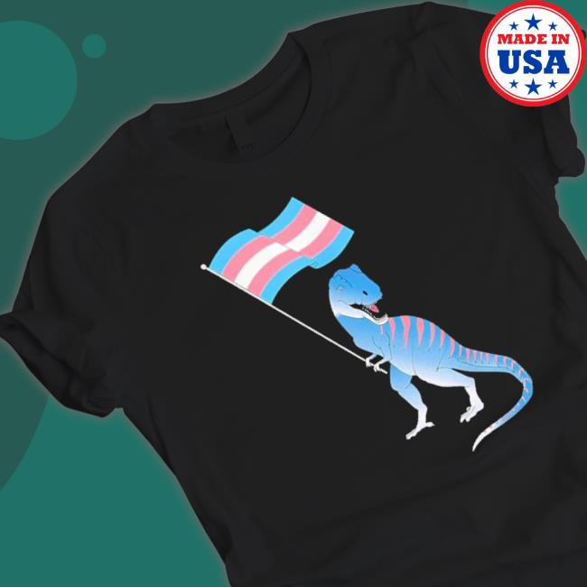 Official Trans Dinosaur Pride Flag Lgbt Gay Lesbian Classic Shirt
