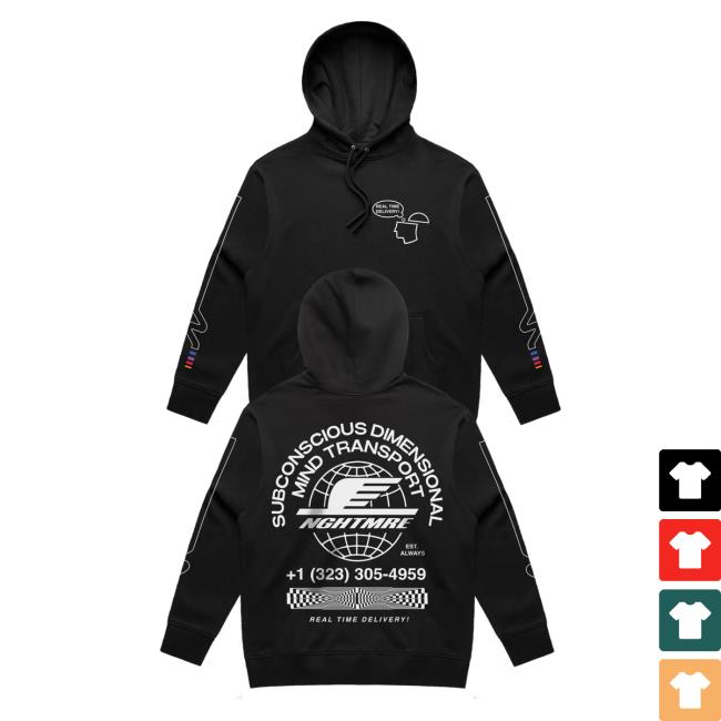 Official Nghtmre Merch Nghtmre - Mind Transport Hoodies