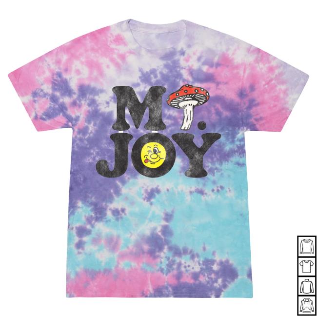 Official Mt Joy Merch Store Mt Joy Mushroom Tie-Dye Popover Shirt Mtjoy Apparel Clothing Shop