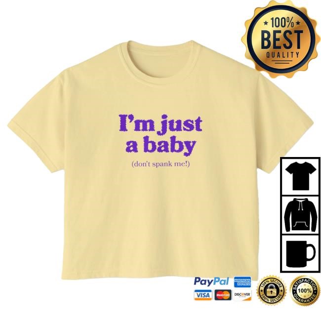 City Crowd Pride Butter I’m Just A Baby Crop Top Dropout TV