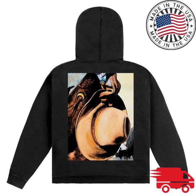 Official Zach Bryan Merch Store Shop ZB Cowboy Hat Black Sweater