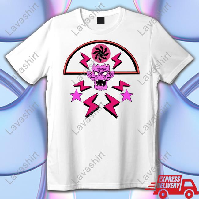 Gorillaz Merch Cult Logo Hooded Sweatshirt Gorillaz Cult Logo T Shirt