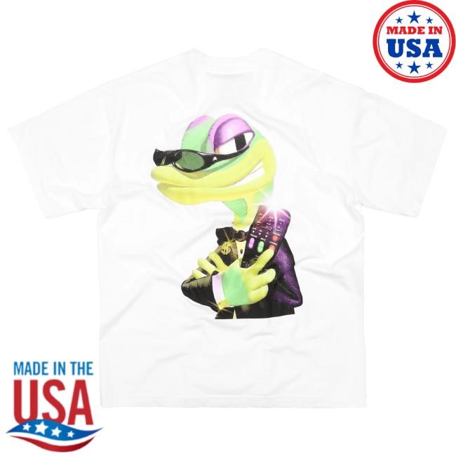 Official Jiberish Clothing Jiberish Enter The Gecko Shirt White
