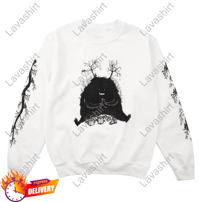Official Elvis The Alien Ayylien Clothing Mountain Monster Crewneck Sweatshirt